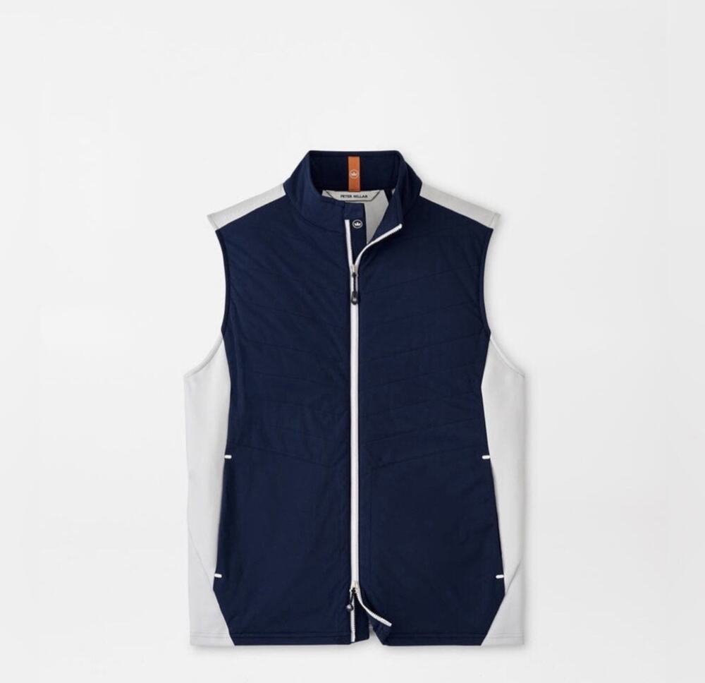 Peter Miller Fuse Elite Hybrid Men’s Vest Navy/Grey Size XXL NWT